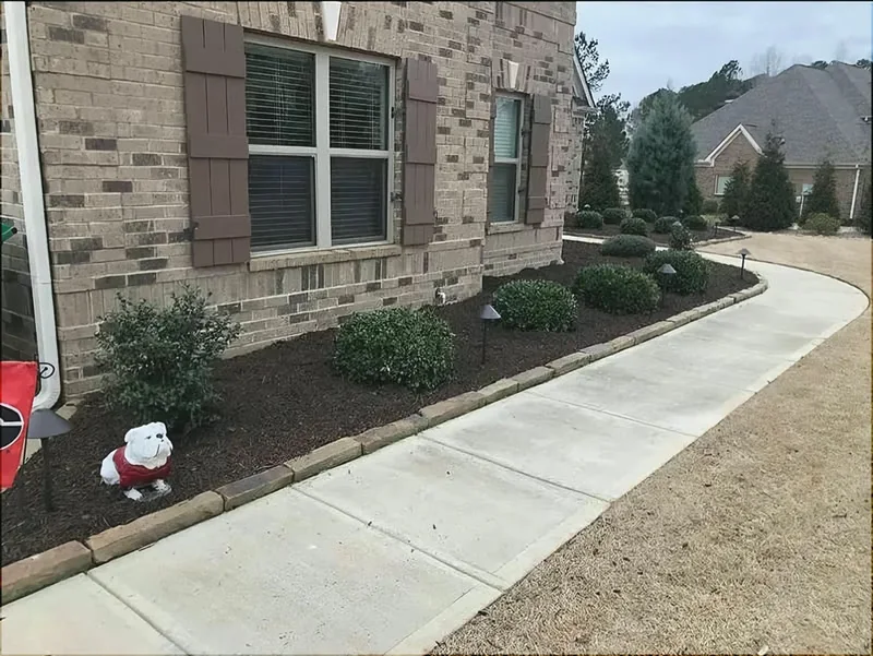 Natural Stone Edging project by Cortez Landscaping