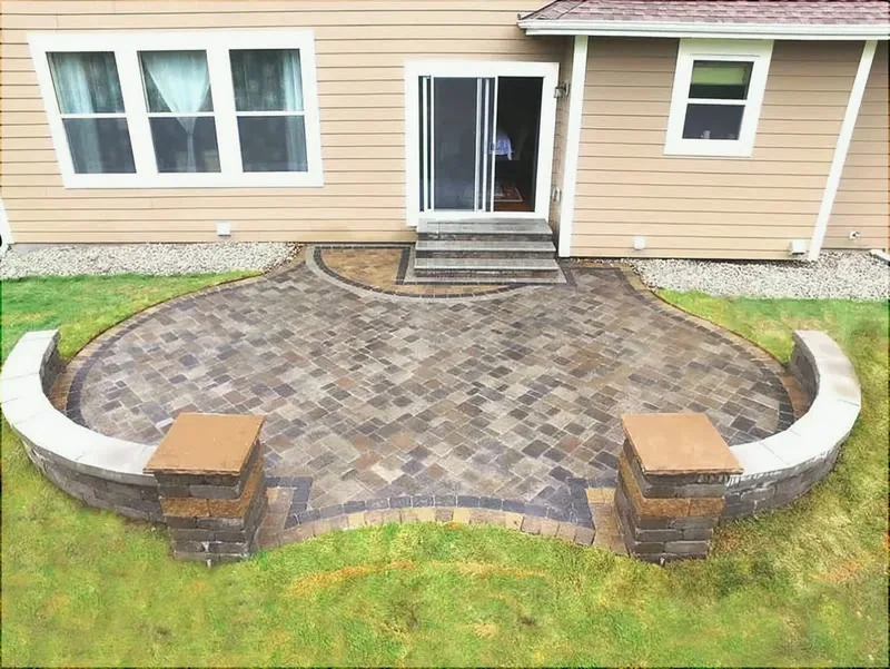 Paver Patios & Walkways project by Cortez Landscaping