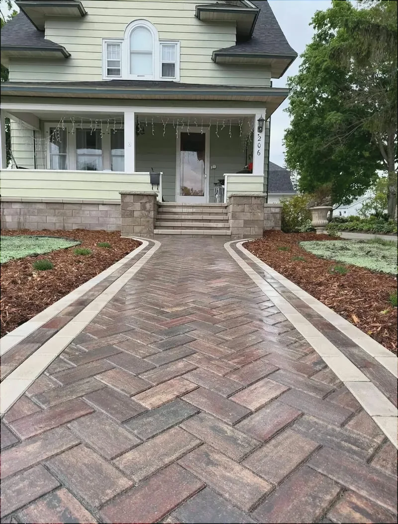 Paver Patios & Walkways project by Cortez Landscaping