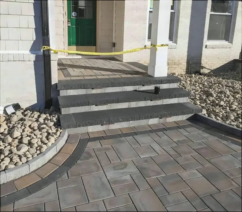 Paver Patios & Walkways project by Cortez Landscaping